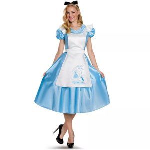 Alice in Wonderland Adult Costume Size Small (4-6)